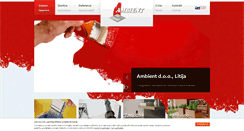 Desktop Screenshot of ambient-litija.si